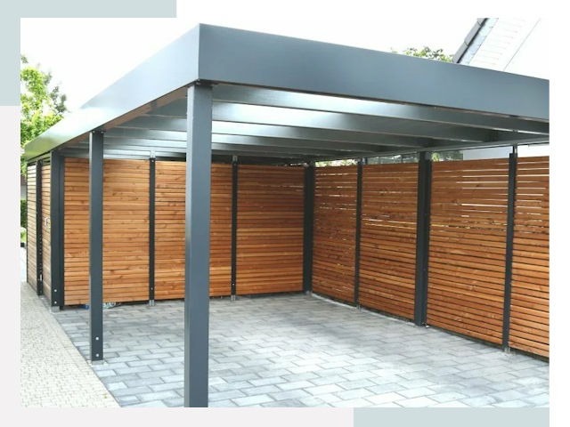 Навесы для парковки в Новосибирске