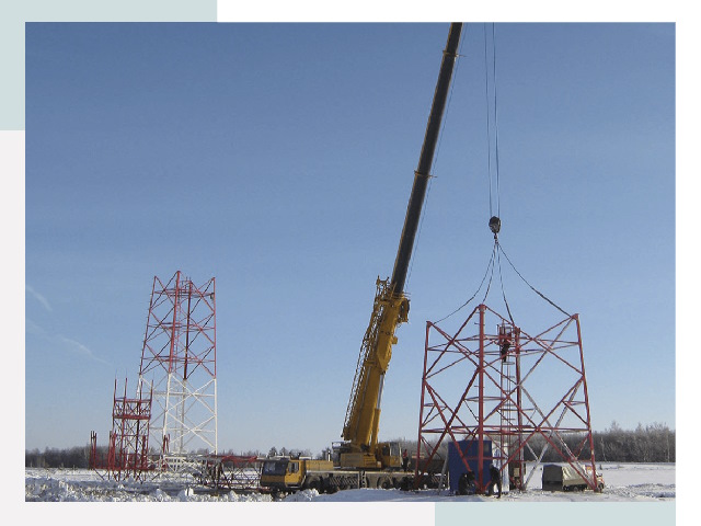 Монтаж вышек связи в Новосибирске