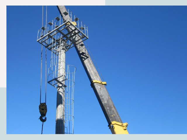 Монтаж осветительных мачт в Новосибирск от 610 руб.