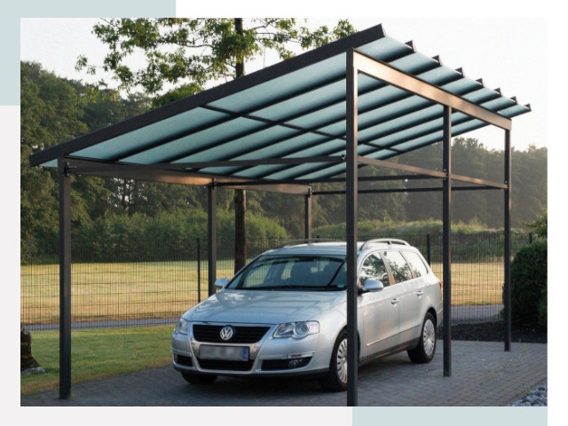 Навесы для автомобилей в Новосибирске