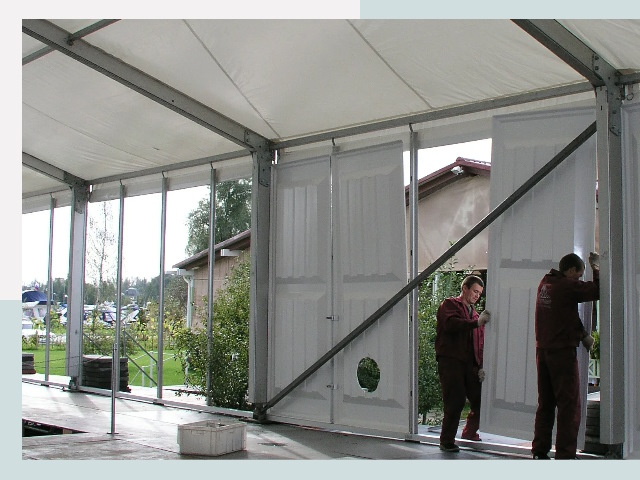 Быстро сборные шатры в Новосибирск от 610 руб. за м²