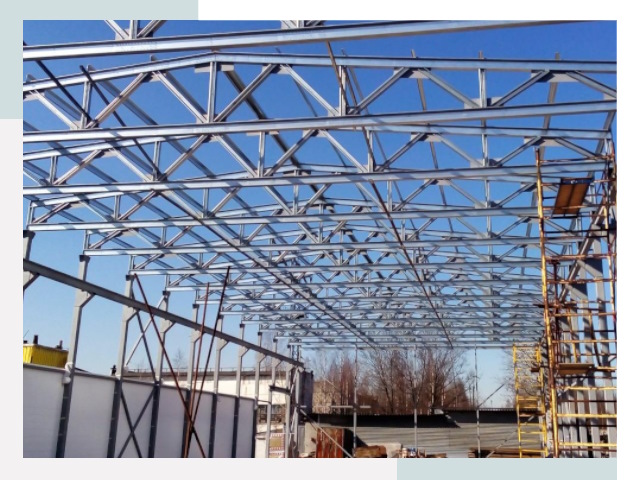 Металлокаркасы для складов в Новосибирске